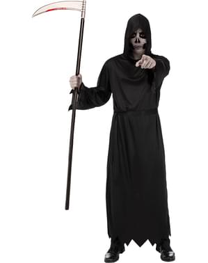 Døden kostume til voksne i plusstørrelse