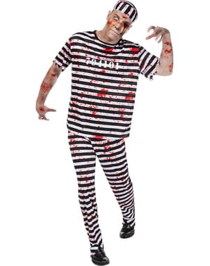 Zombie Prisoner Costume for Men Plus Size