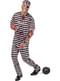 Zombie Prisoner Costume for Men Plus Size