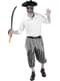 Déguisement pirate zombie homme grande taille