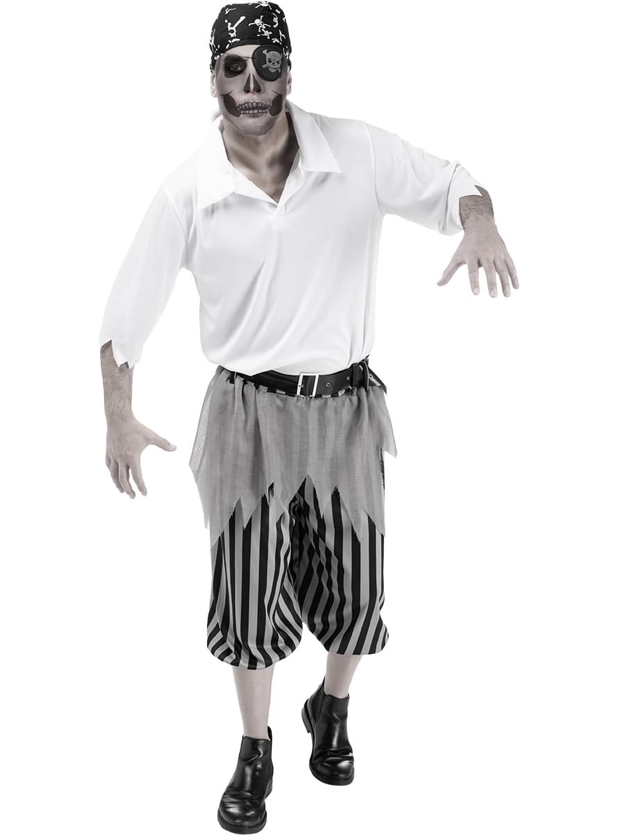 Zombie pírata kostna fyrir karlmenn