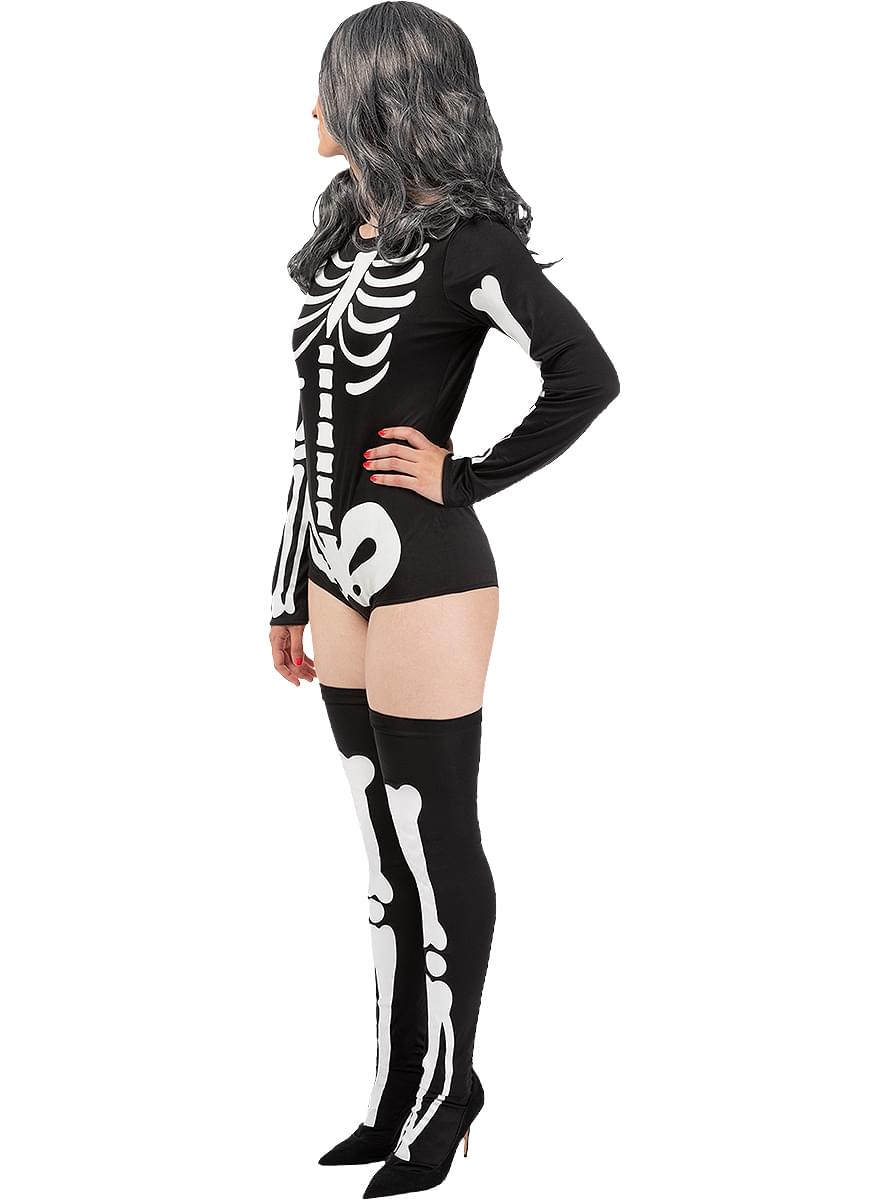 Skelettenkostuum Voor Vrouwen Plus Size