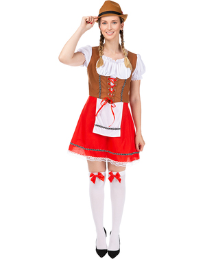 Costum Tirolez pentru femei, mărimi mari