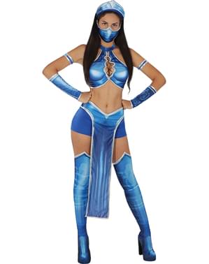 Fato de Kitana - Mortal Kombat