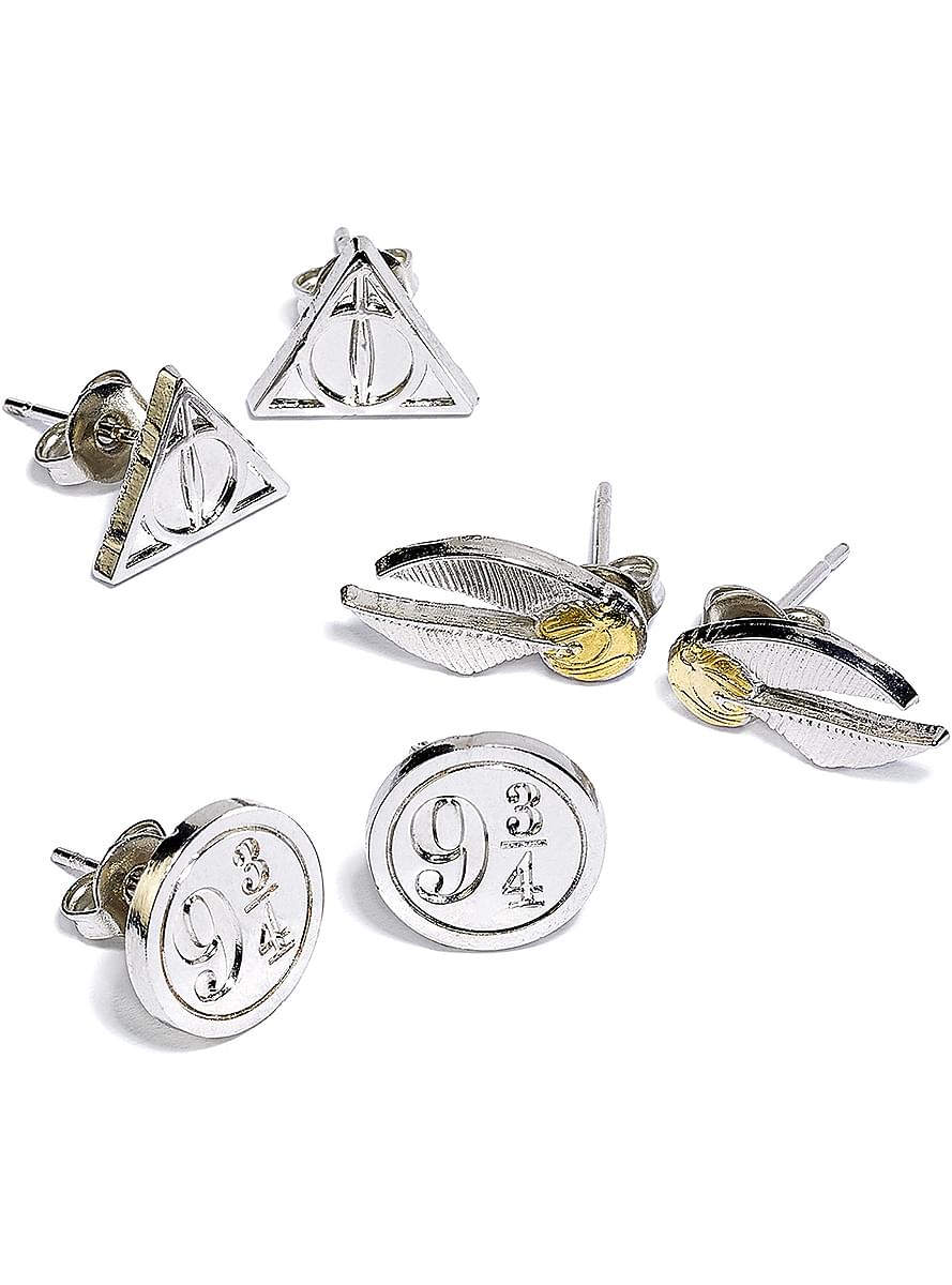 Set Van Verschillende Harry Potter Oorbellen