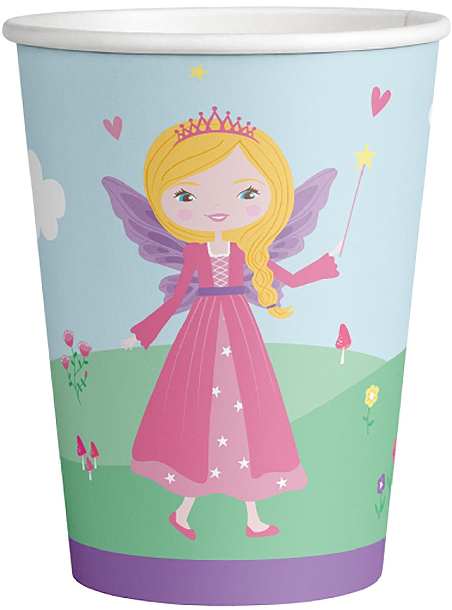 8 gobelets Princesses