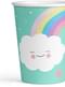 Kubki Tęcza x8 - Rainbow & Cloud
