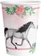 8 Horse Cups - Beautiful Horses
