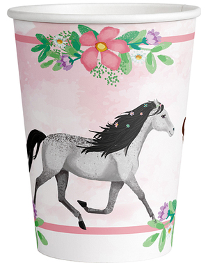 8 Horse Cups - Beautiful Horses
