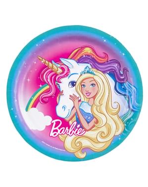 8 Barbie Dreamtropia -lautasta (23 cm)