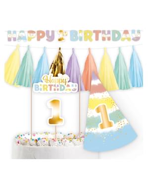 Erster Geburtstag Party-Kit