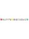 “Happy Birthday” Balloon Banner