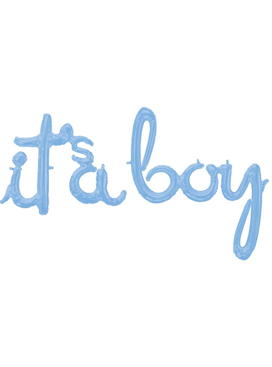 It´s a boy Folienballon pastellblau