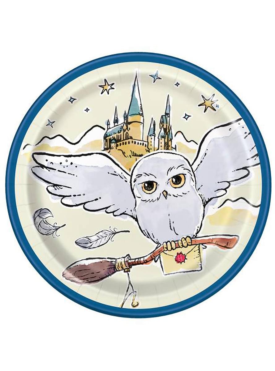 8 Harry Potter Plates (18 cm) - Harry Potter World