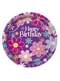 8 “Happy Birthday” Flower Plates (23 cm)