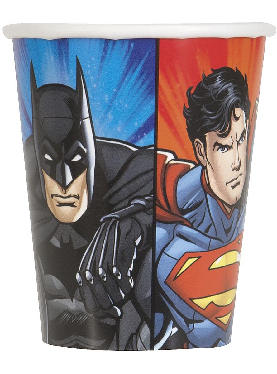 8 Justice League Cups