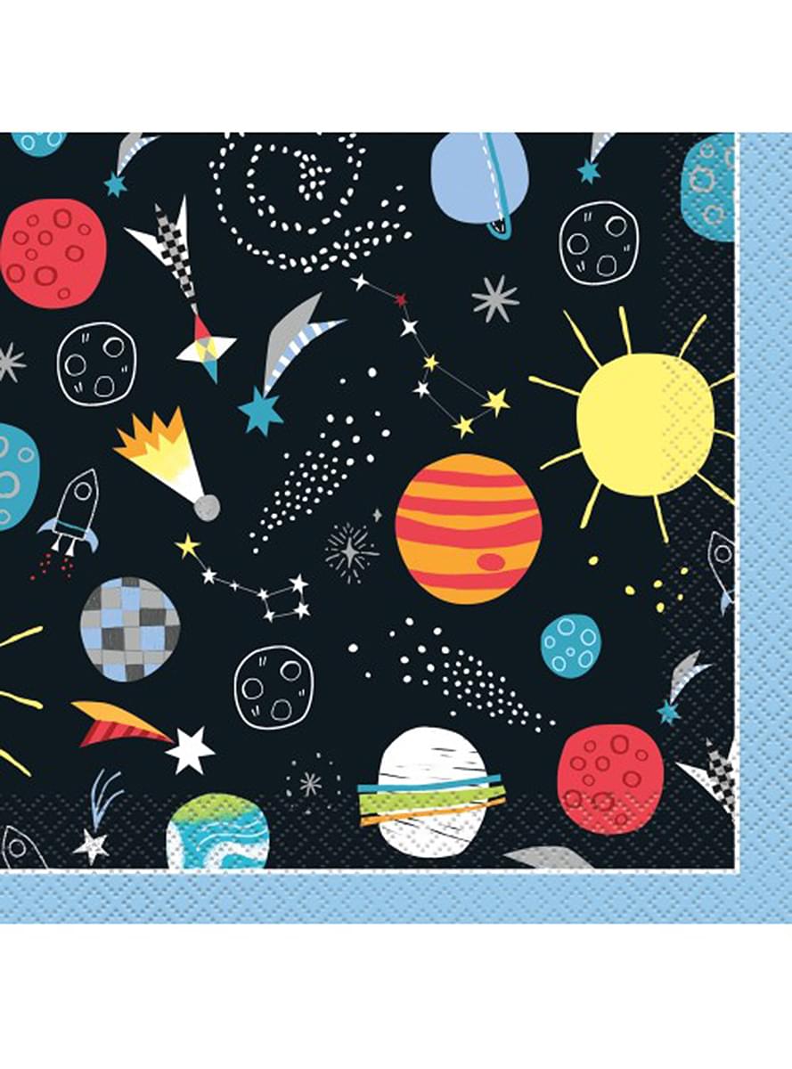 16 servilletas del espacio - Outer Space