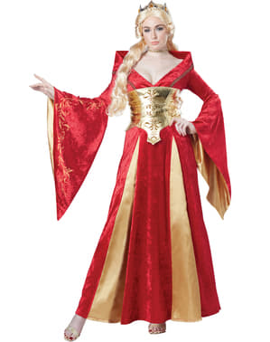 Vestito regina medievale per donna