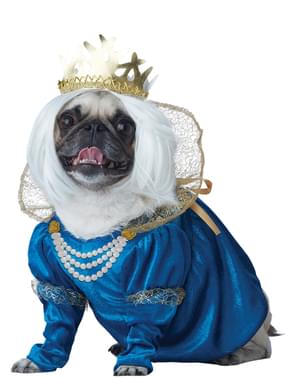 Dog's Medieval Queen Costume