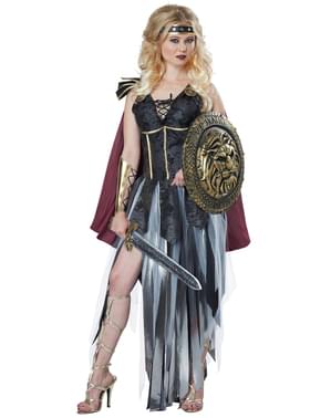 Fato de gladiadora fera para mulher