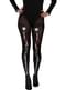 Collants esqueleto catrina para mulher