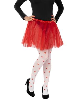 Collants de corações para mulher