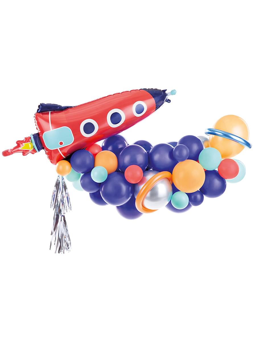 Balónová girlanda raketa
