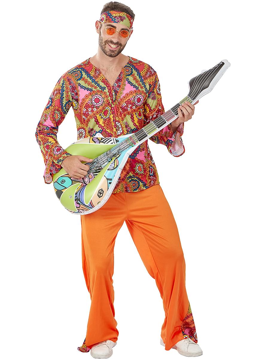 Laimīgā hippie kostīms vīriešiem L izmērā