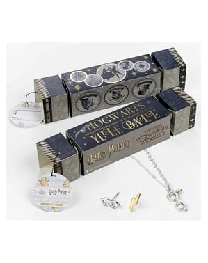 Coffret cadeau collier et boucles d'oreilles Poudlard - Harry Potter