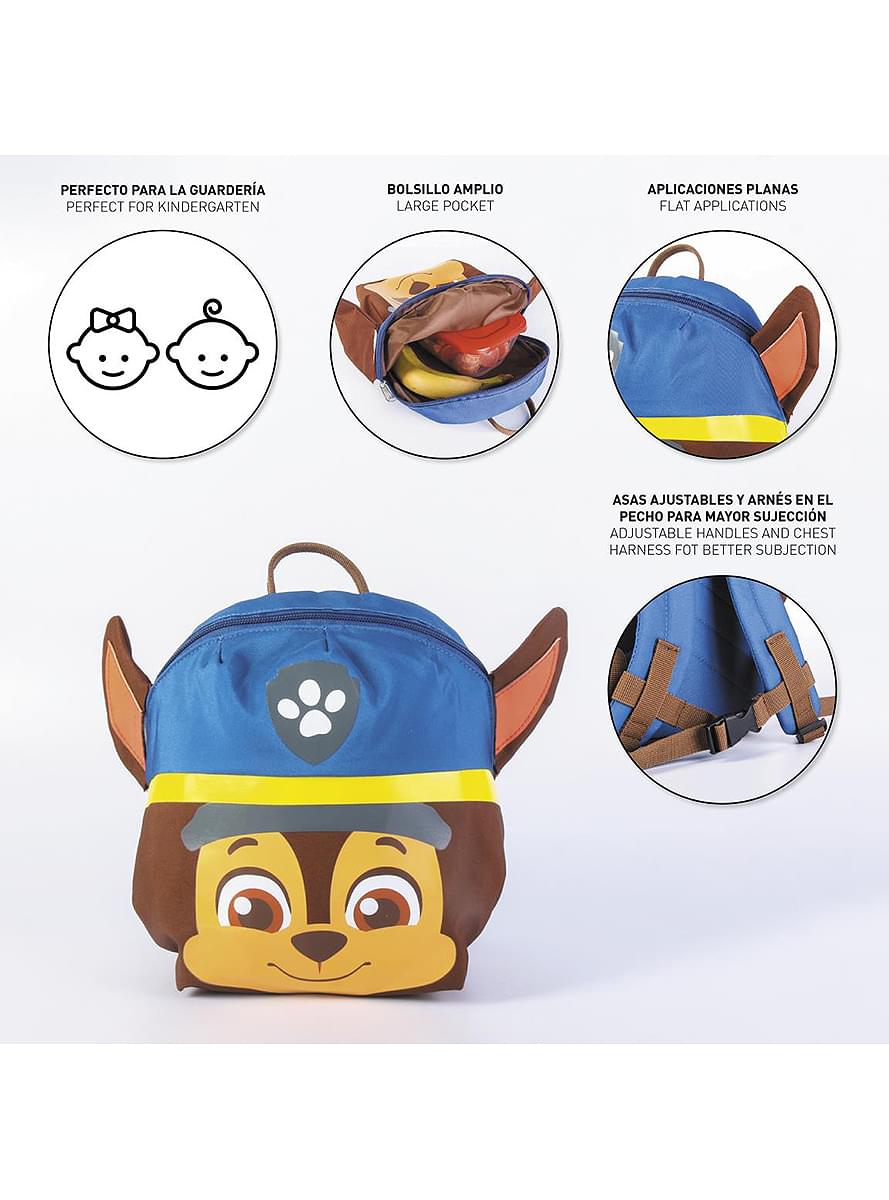 Sac à dos enfant Chase personnage -La Pat'Patrouille