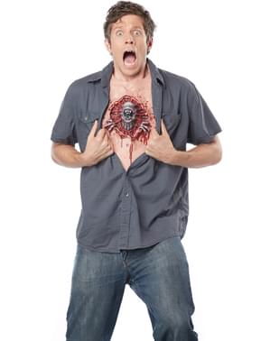 Torse Parasite dans le corps homme