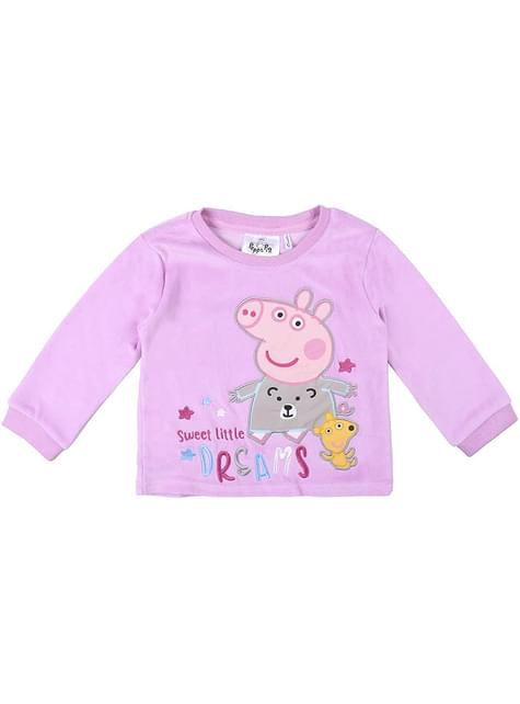 Pyjama Une Pièce Peppa Pig Pour Fille - Taille 98 (3 Ans), Rose - En Polaire Douce, Lavable Machine 30°C