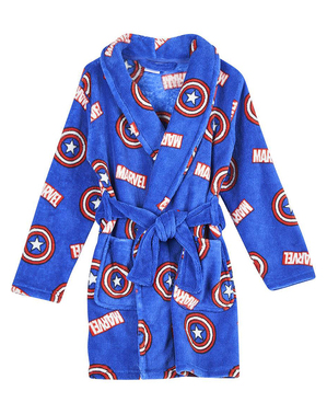Captain America Robe for Boys - Marvel