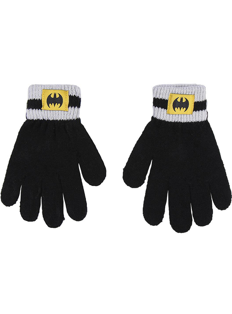 Batman Mütze und Handschuhe für Jungen