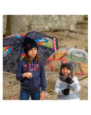 Gorro, luvas e colarinho de Os Vingadores para menino
