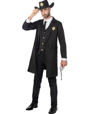 Maskeraddräkt Sheriff för honom stor storlek