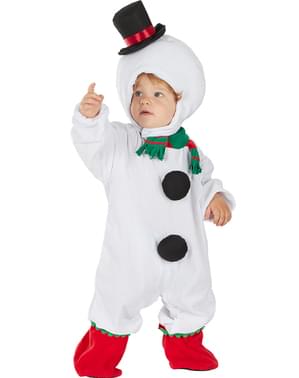 Costum Om de Zăpadă pentru Bebeluși