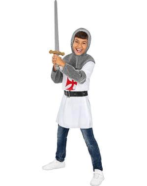 Déguisement chevalier templier garçon