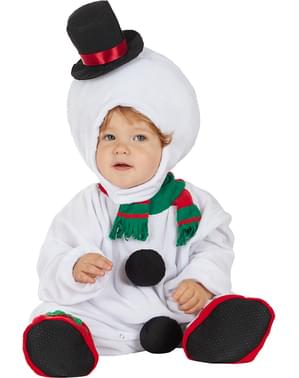 Disfraz de muñeco de nieve para bebé