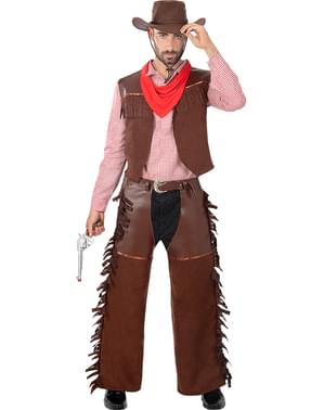Cowboy Gunfighter Kostyme til menn