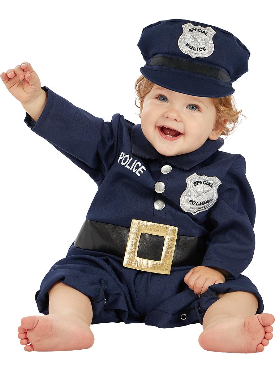 Polizisten Kostüm für Babys