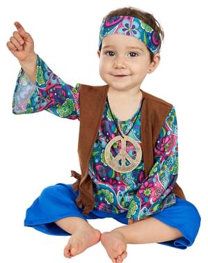 Costum hippie pentru bebeluși