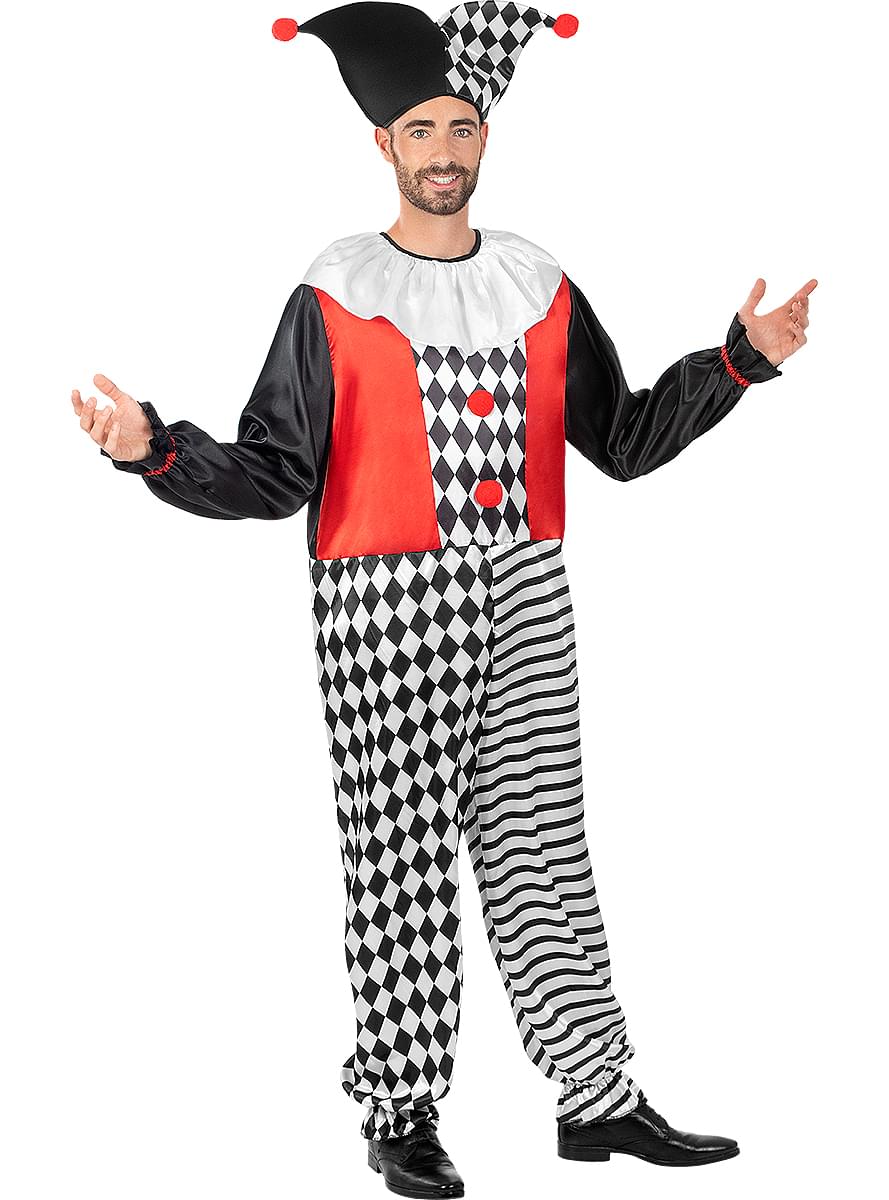 Harlequin kostyme til herre