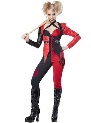 Costume da arlecchino psocopatico per donna