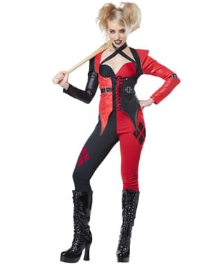 Costum de arlechin psihopat pentru femeie