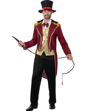 Costum de Prezentator de circ pentru bărbați, mărime mare