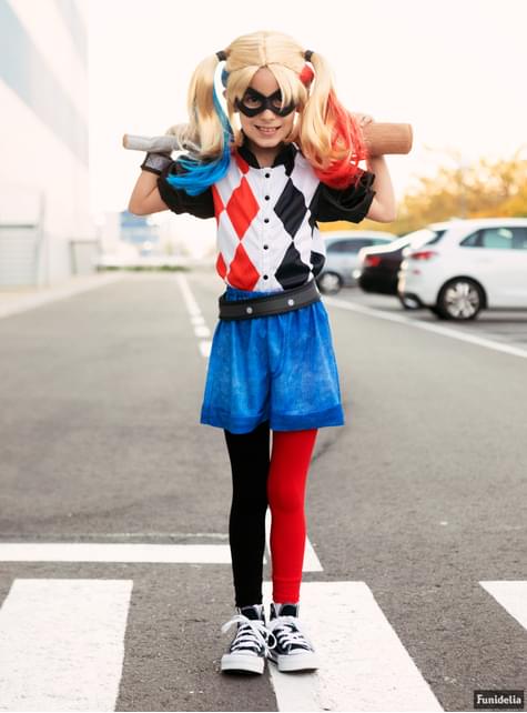 Déguisement Harley Quinn Fille -  - 100% belge