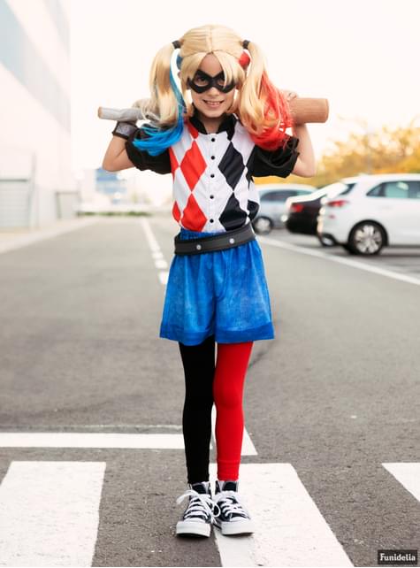 Bijna dood Vuil bagage Harley Quinn kostuum voor meisjes. De coolste | Funidelia