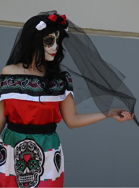 Disfraz de Dia de los Muertos Mexico para mujer. Have Fun!