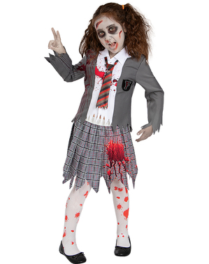 Kostým zombie student pro dívky